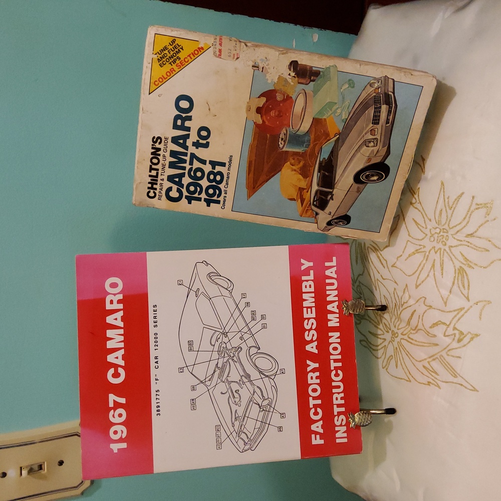 Camaro Books Pair 1967